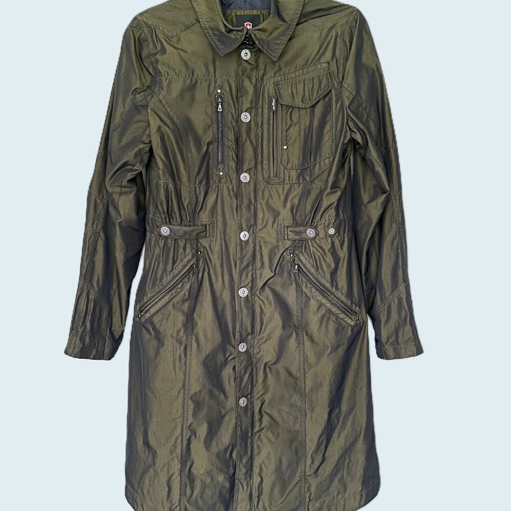 Victorinox Iridescent Olive Raincoat Orig $650